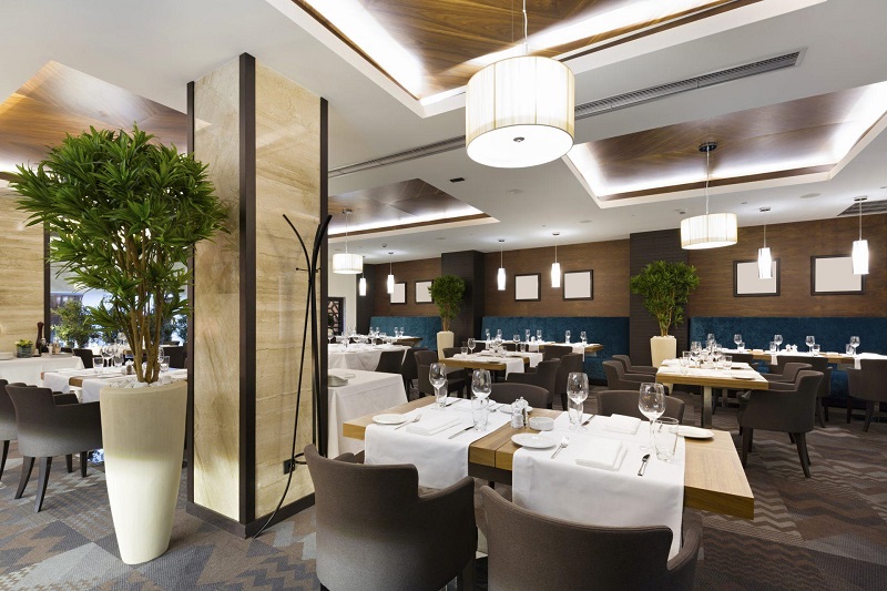 Restaurant false ceiling