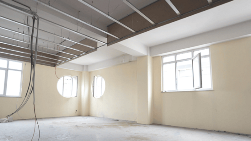 False ceiling damage