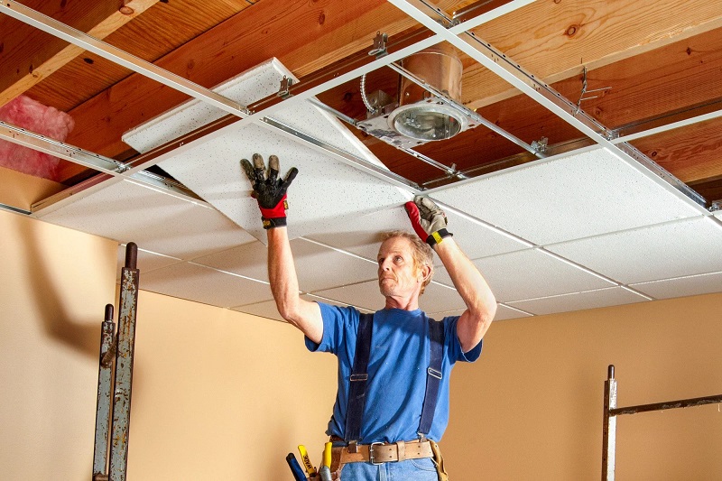 false ceiling installation technique