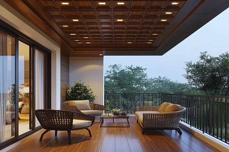 Outdoor false ceiling
