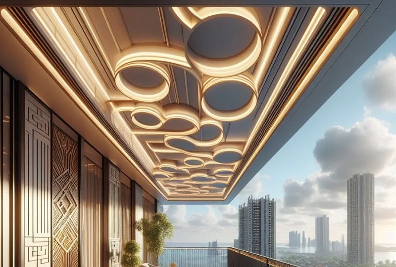 Outdoor false ceiling