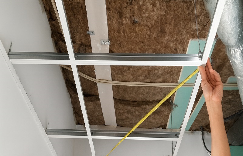 mistakes in installing the Knauf ceiling