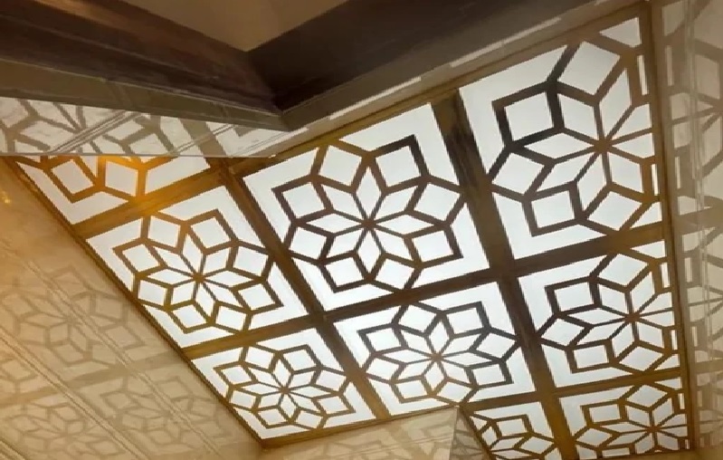 Interior suspended ceiling