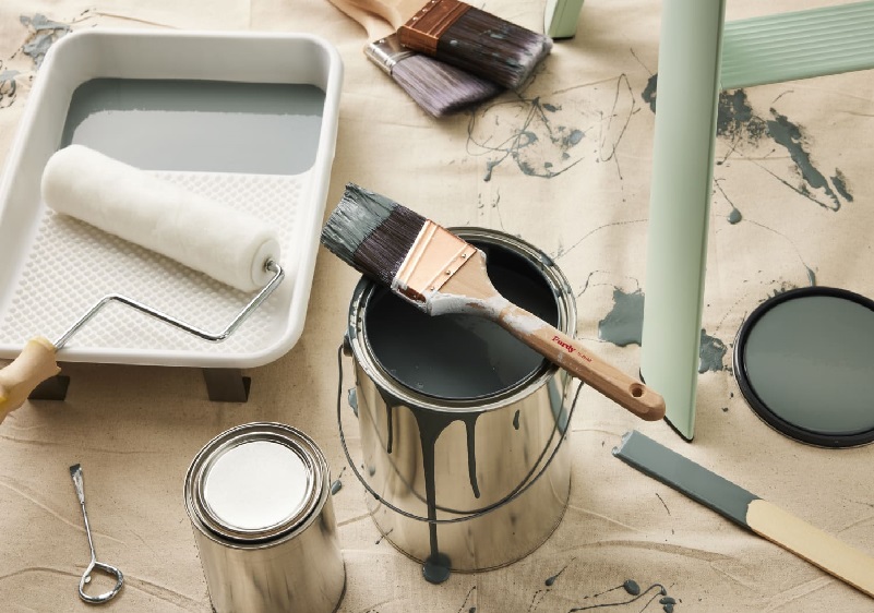 painting the false ceiling